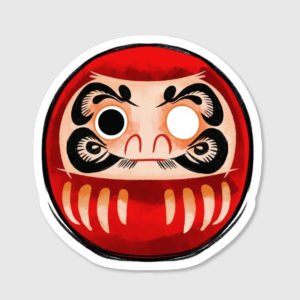 -Sticker-Daruma Doll