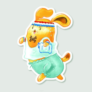 -Sticker- Fit Dog
