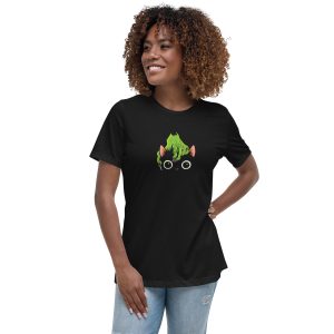 "Spooky Cat" -Women's Relaxed T-Shirt